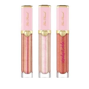 Too Faced Rich and Dazzling Lip Glosses
